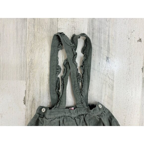 La Coqueta Green Pinafore Skirt Girls Sz 6 - Picture 4 of 15